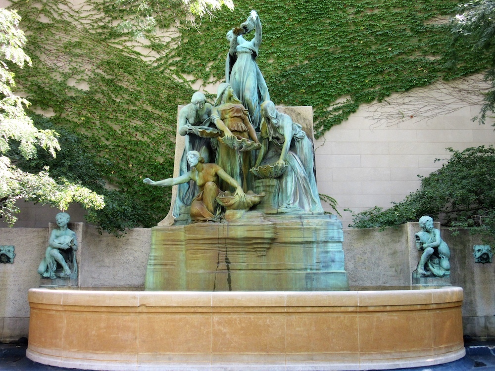 Fountain of the Great Lakes sculpture and fountain by Lorado Taft